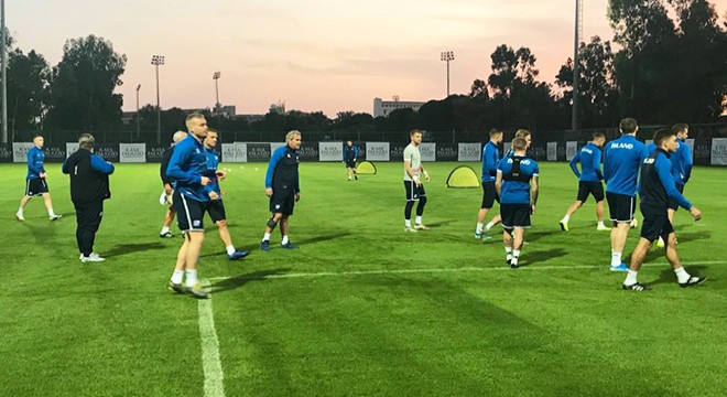İzlanda Milli Takımı, Türkiye maçına Antalya da hazırlandı