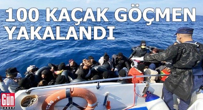 İzmir açıklarında 100 kaçak göçmen kurtarıldı