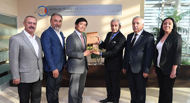 Japon Büyükelçi, ATSO yu ziyaret etti