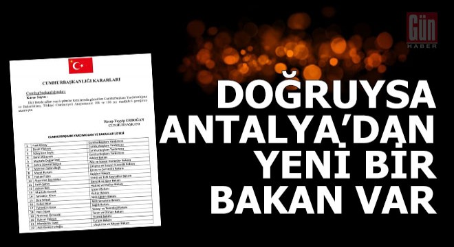 Kabine değişikliği iddiası siyaset kulislerini hareketlendirdi