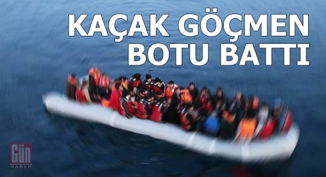 Kaçak göçmen botu battı: 16 kişi kurtarıldı