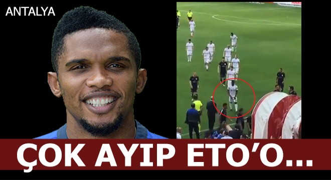 Kamerunlu oyuncu Eto o, TFF kurullarına şikayet edilecek