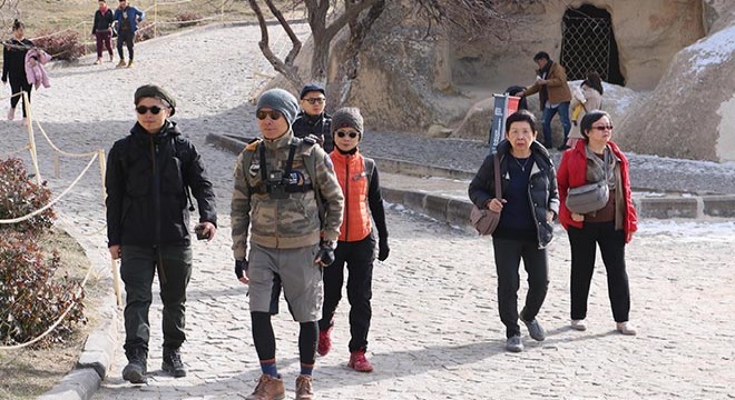 Kapadokya ya ocak ayında 42 bin 560 turist ziyareti