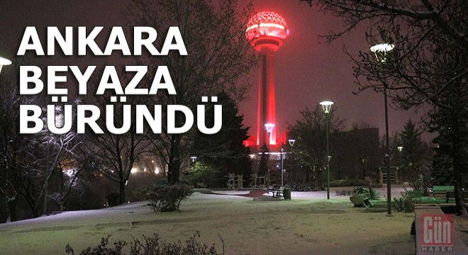 Kar yağışı, Ankara yı beyaza bürüdü