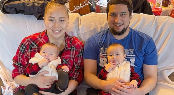 Karantinada doğan ikizler 9 ay sonra evine döndü
