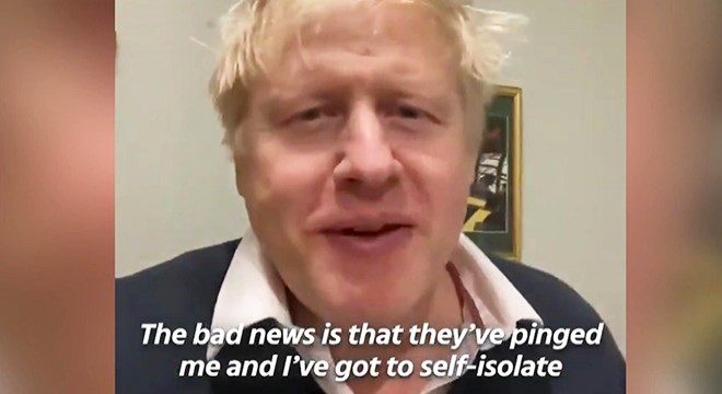 Karantinadaki İngiltere Başbakanı Johnson’dan açıklama