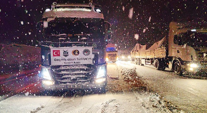 Kardan kapanan Bursa-Ankara kara yolu açıldı