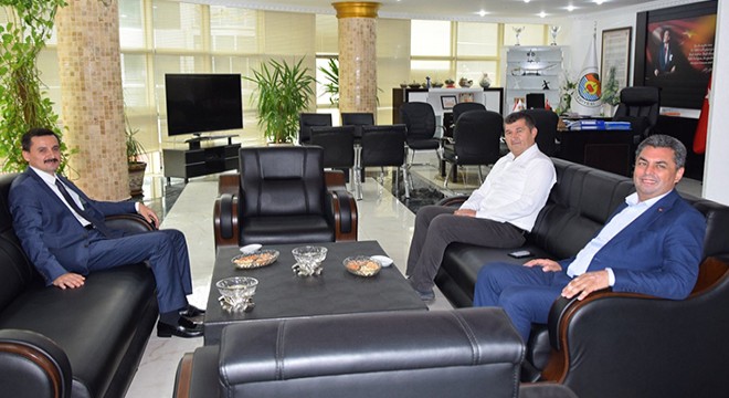 Kaymakam Durgut tan ilk ziyaret başkana