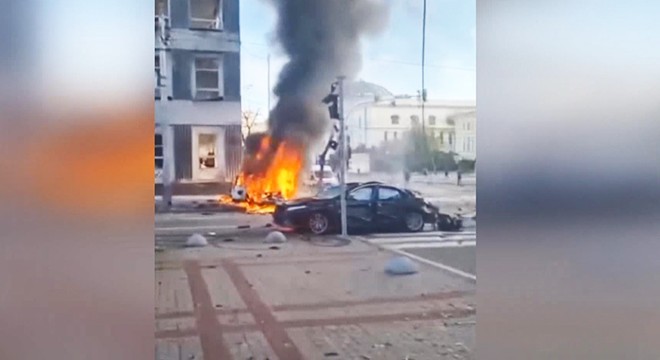 Kiev’de art arda patlamalar