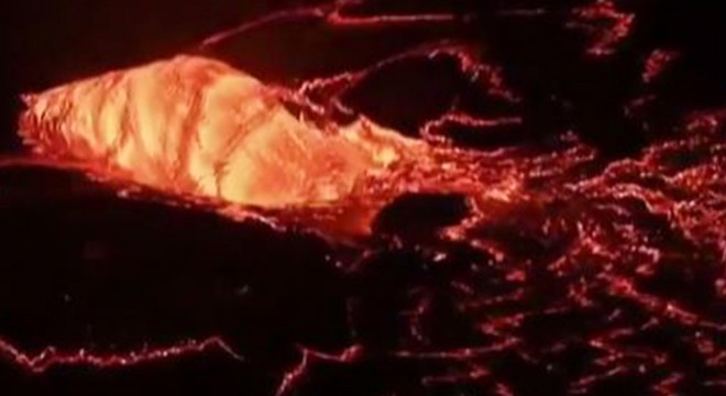 Kilauea yanardağı iki haftalık uykusundan uyandı