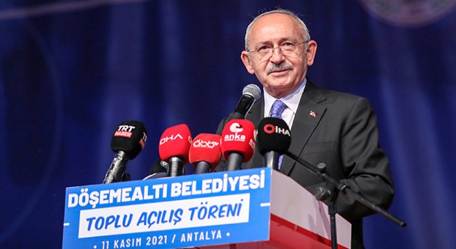 Kılıçdaroğlu, Döşemealtı nda toplu açılış törenine katıldı