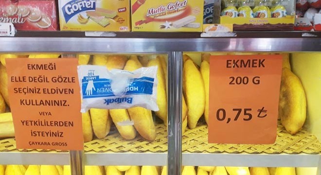 Kırşehir de ekmeğin fiyatı 75 kuruşa çıktı