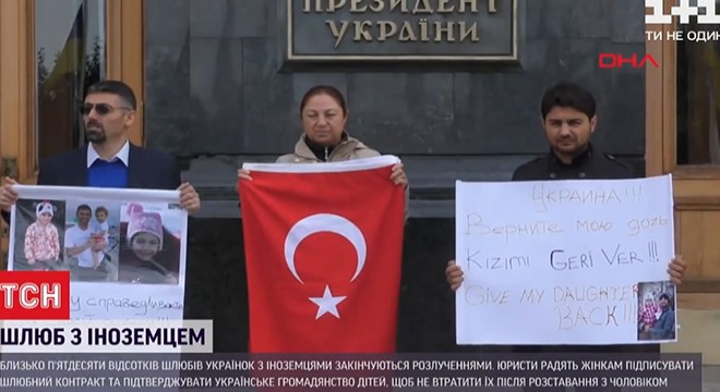 Kızına kavuşan Türk babanın hukuk zaferi Ukrayna medyasında