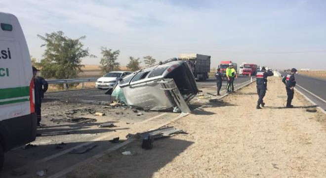 Konya da kaza: 1 ölü, 7 yaralı