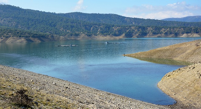 Korkuteli Barajı nda su seviyesi yükseliyor