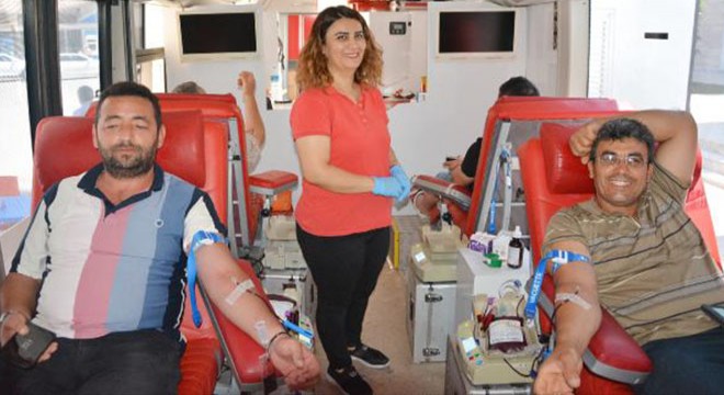 Korkuteli de kan bağışı kampanyası