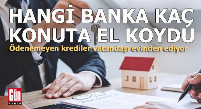 Krediler ödenemiyor evler bankaların eline geçiyor