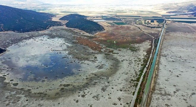 Kuraklık tehlikesindeki Avlan Gölü ne can suyu