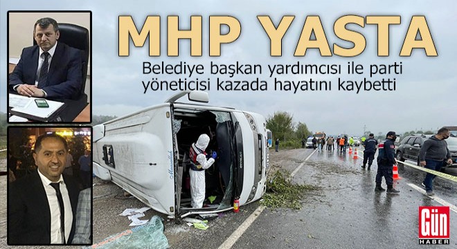 MHP'lilerin midibüsü devrildi: 2 ölü, 14 yaralı
