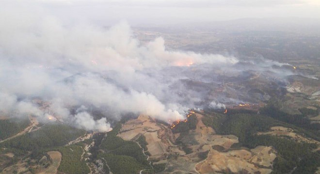 Manisa daki orman yangını kontrol altına alındı