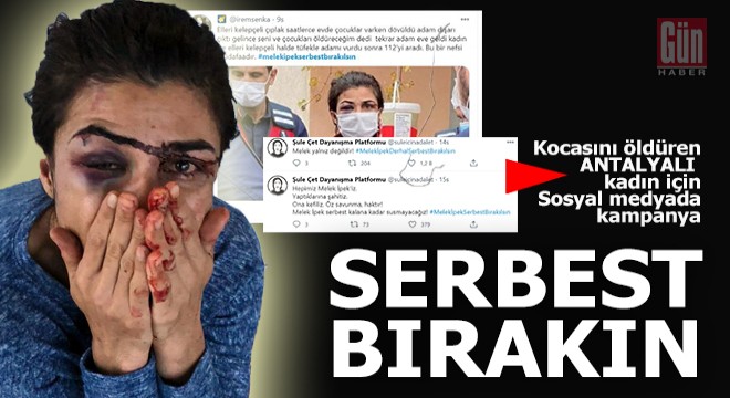 Melek İpek için sosyal medyada,  Serbest bırakın  kampanyası