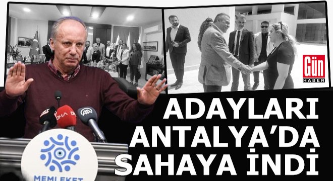Memleket Partisi Antalya’da sahaya indi
