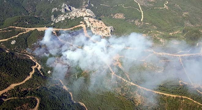 Menderes teki orman yangınının şüphelisi tutuklandı