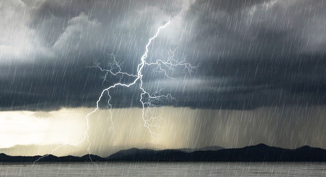 Meteoroloji den Marmara için  fırtına  uyarısı