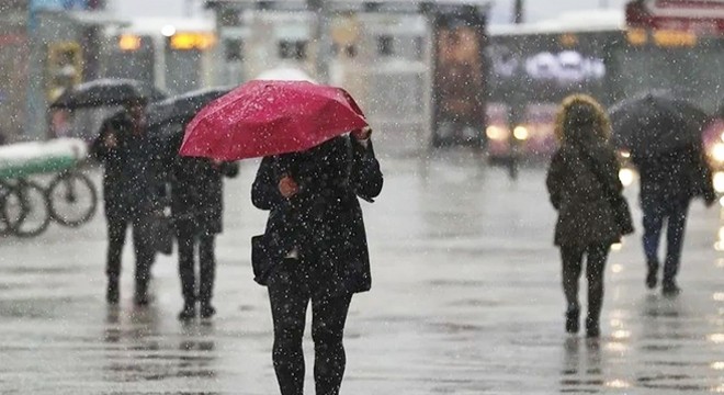 Meteoroloji den sağanak yağış ve kar uyarısı