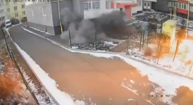 Mikolayiv’deki saldırı anları kameralara yansıdı