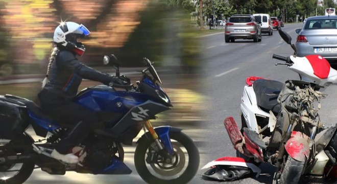 Motosiklet kazalarında endişe veren rakam