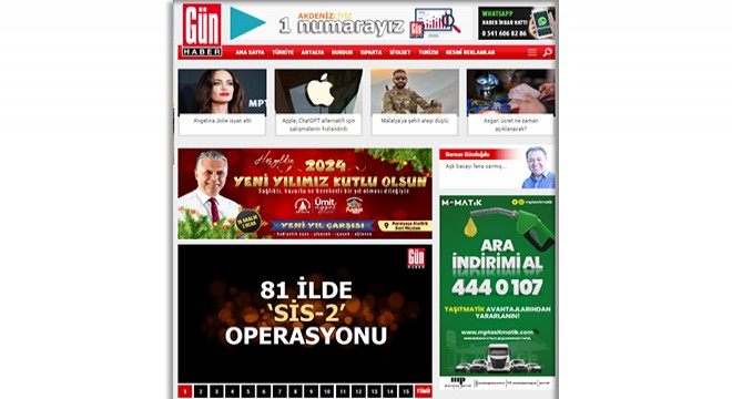 Muratpaşa Belediyesi Yeni Yıl (2024) ve Yeni Yıl Çarşısı reklamı