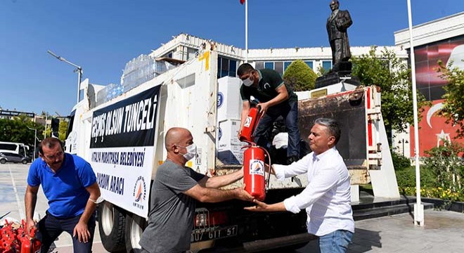 Muratpaşa dan Tunceli de yangınla mücadeleye destek