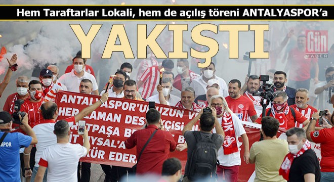 Muratpaşa nın yaptırdığı taraftarlar lokali Antalyaspor a yakıştı