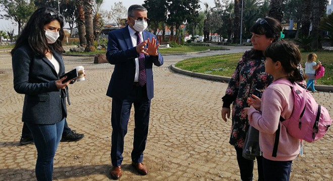 Mustafa Ertuğrul Aker Parkı ndaki çalışmalar sürdü