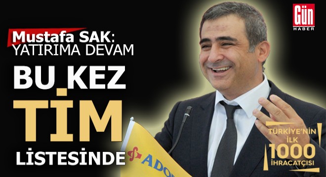 Mustafa Sak: İthalatı azaltmak için yatırımlara devam