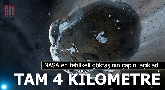 NASA en tehlikeli göktaşının çapını açıkladı: 4 kilometre!