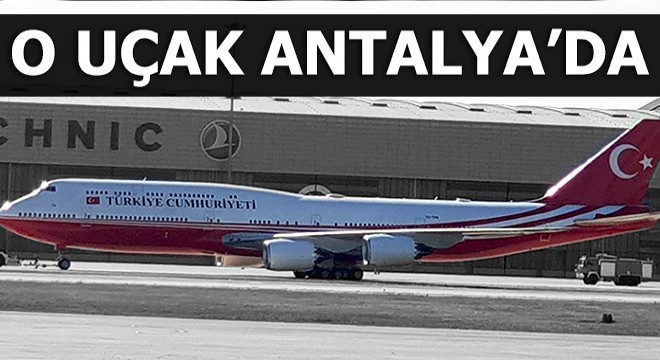 O uçak, Antalya da