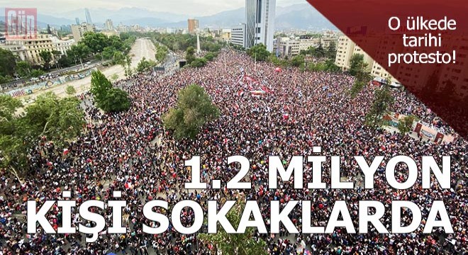 O ülkede tarihi protesto: 1.2 milyon kişi katıldı