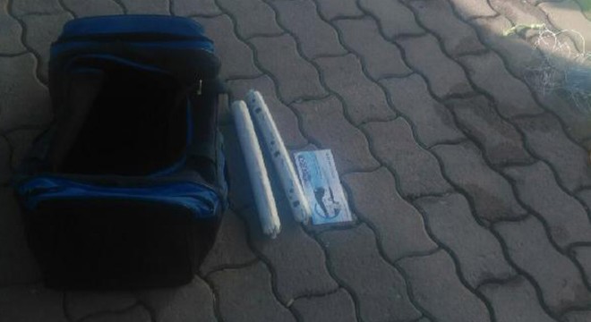 Otobüste valizinde dinamit bulunan yolcu tutuklandı