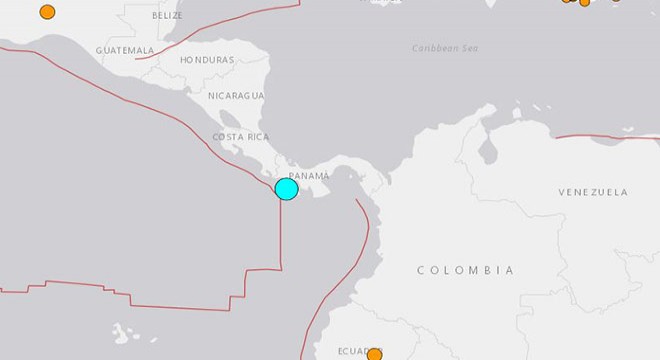 Panama’da 6.7 büyüklüğünde deprem
