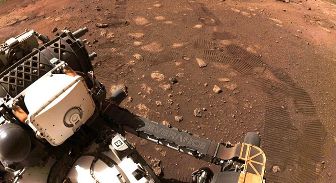 Perseverance keşif aracı Mars ta ilk test sürüşünü gerçekleştirdi