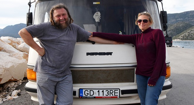 Polonyalı çiftin karavanla Türkiye macerası