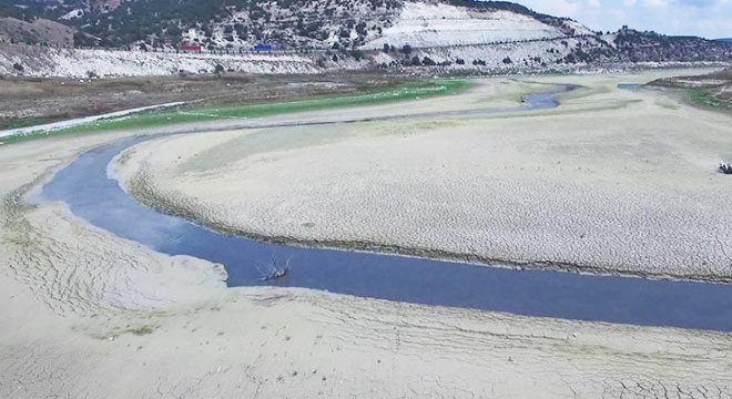 Porsuk Barajı’nda su  kritik  seviyede