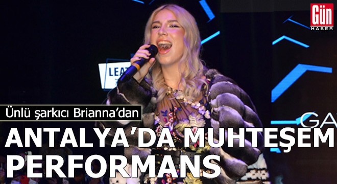 Romanyalı sanatçı Brianna, Türkçe şarkı söyledi