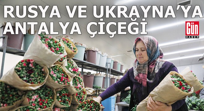 Rus ve Ukraynalı annelere Antalya çiçeği