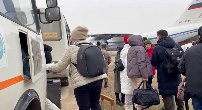 Rusya, 25 vatandaşını Kazakistan’dan tahliye etti
