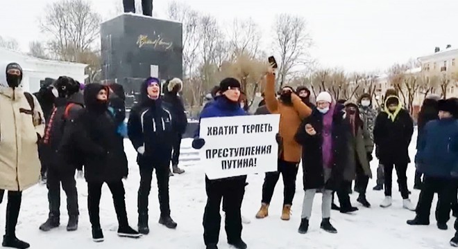 Rusya’da Navalni protestoları başladı