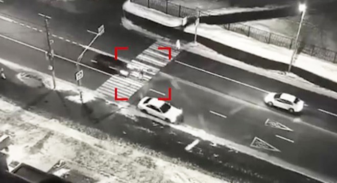 Rusya’da alkollü sürücünün dehşet saçtığı anlar kamerada