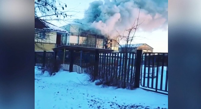 Rusya’da silah fabrikasında yangın